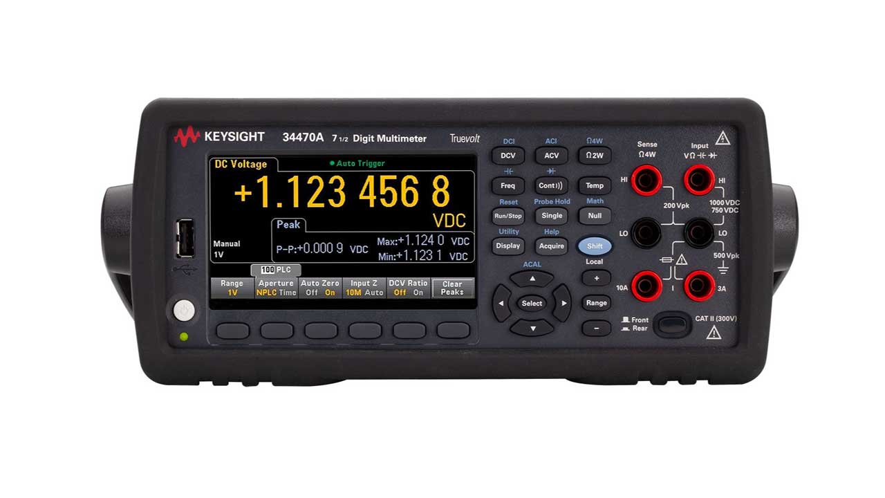 34470A Digital Multimeter, 7.5 Digit, Truevolt DMM