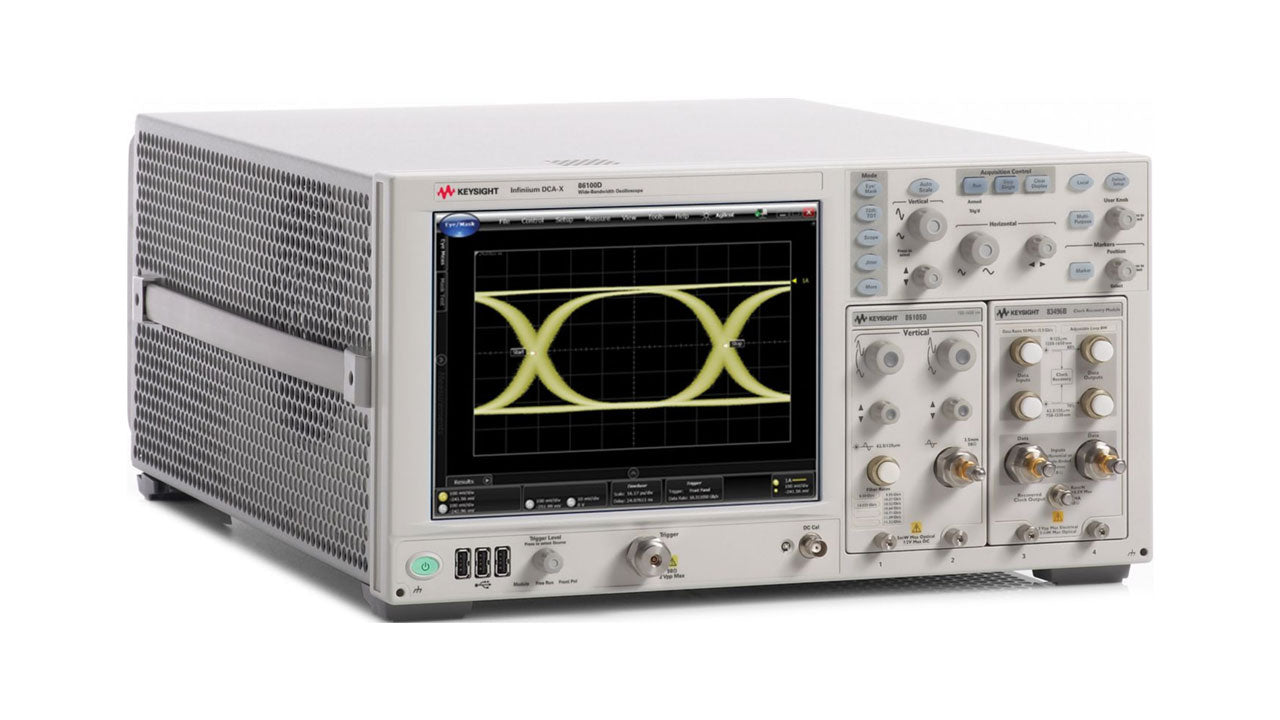 86100D Infiniium DCA-X Wide-Bandwidth Oscilloscope Mainframe-Rental