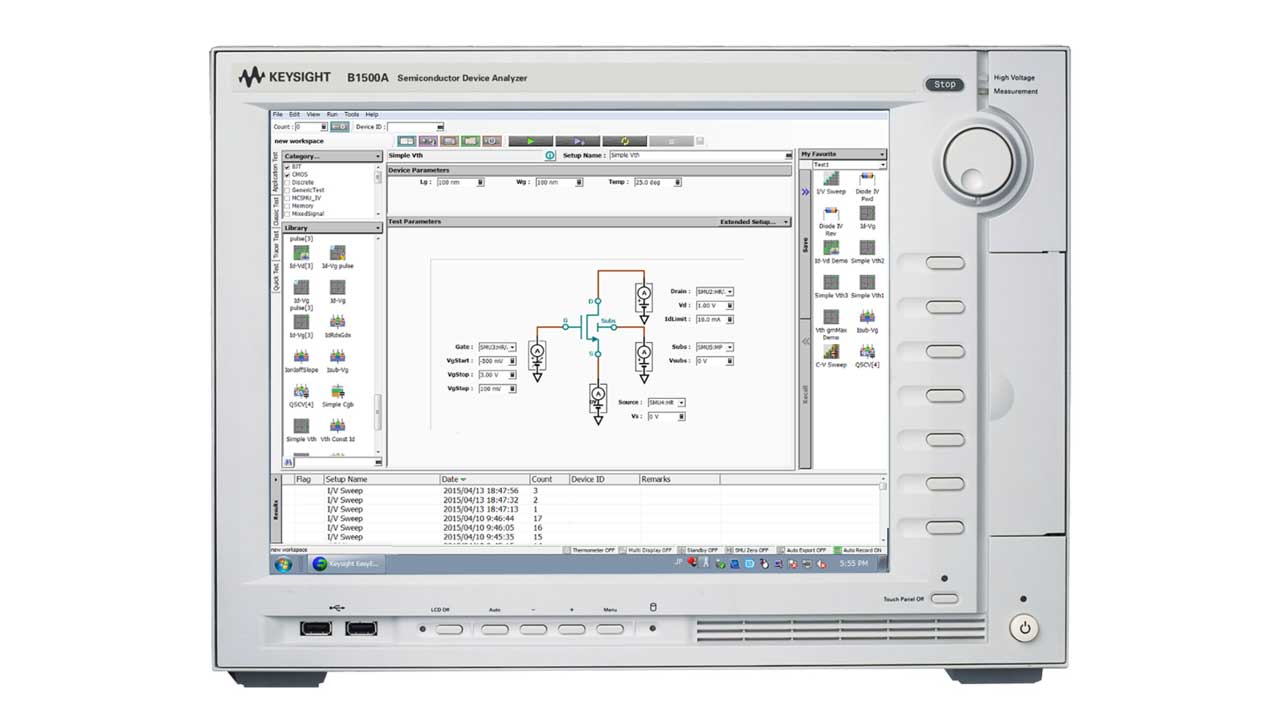 B1500A Semiconductor Device Parameter Analyzer-Rental