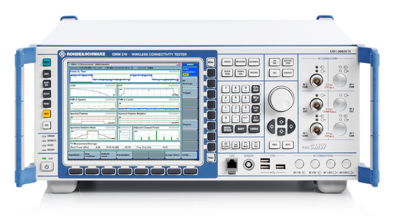 R&S®CMW270 wireless connectivity tester The expert for non-cellular technologies-Rental